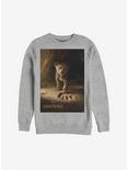 Disney The Lion King 2019 Simba Poster Sweatshirt, ATH HTR, hi-res
