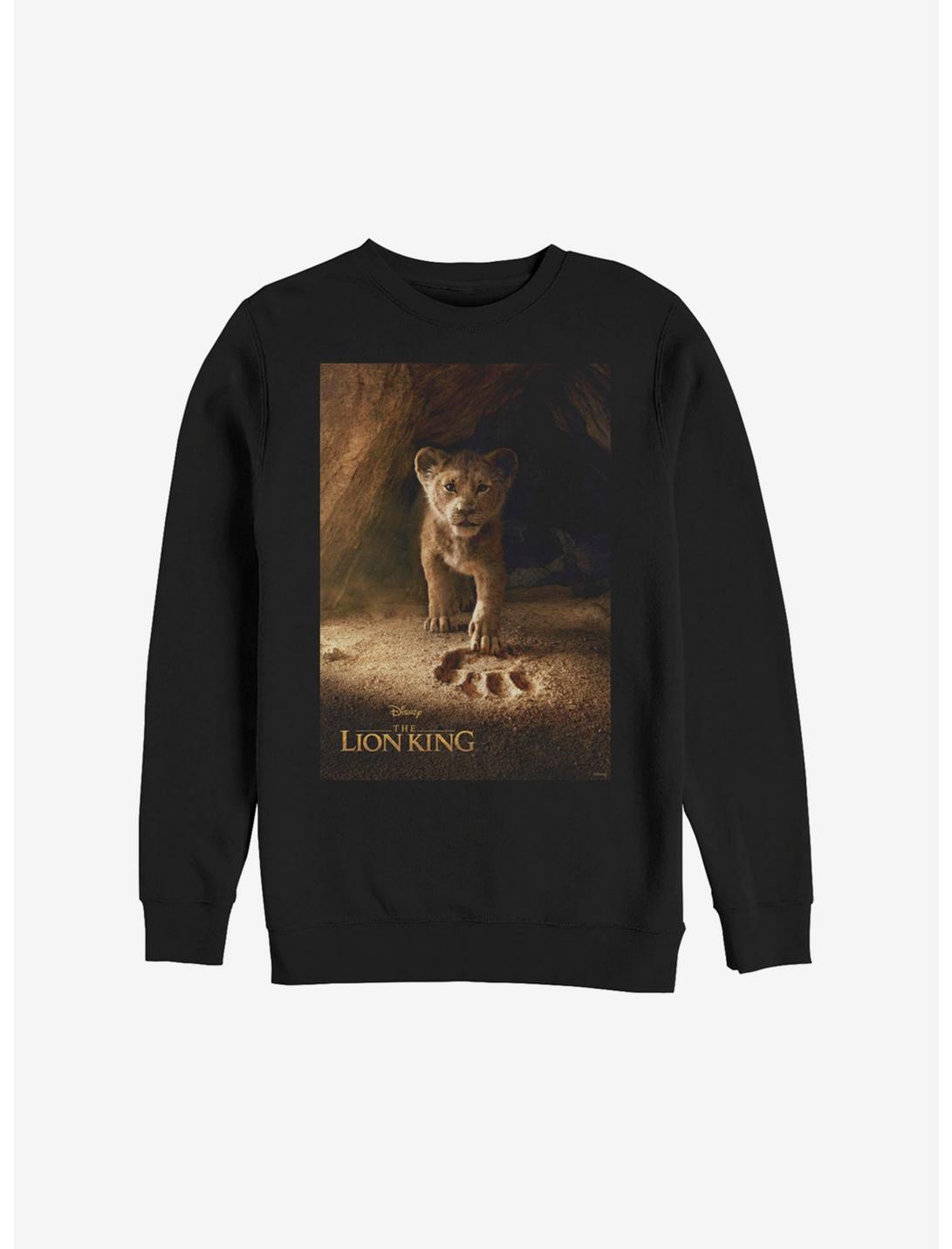 Disney The Lion King 2019 Simba Poster Sweatshirt, BLACK, hi-res