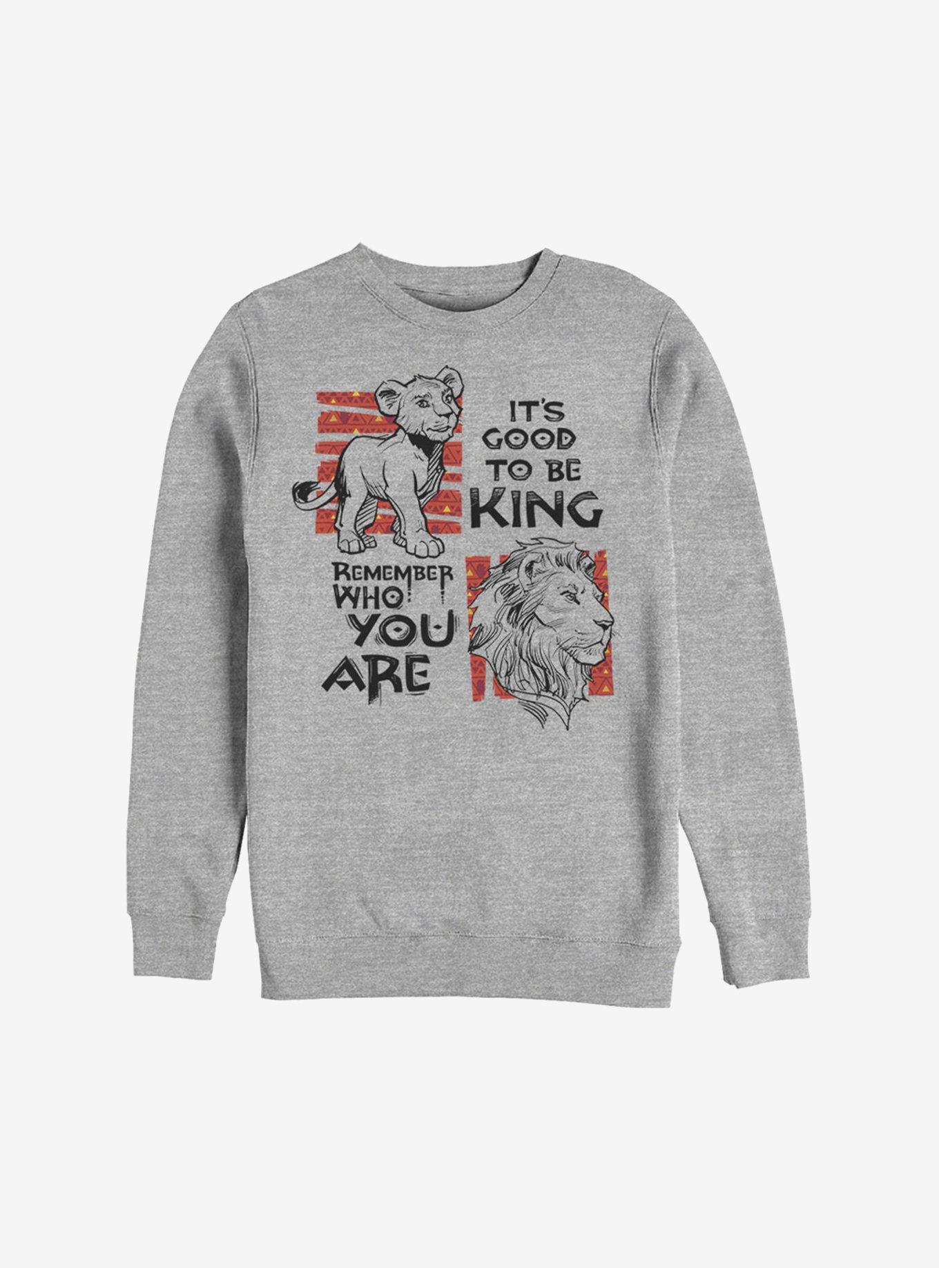 Disney The Lion King 2019 Simba Text Sweatshirt, , hi-res