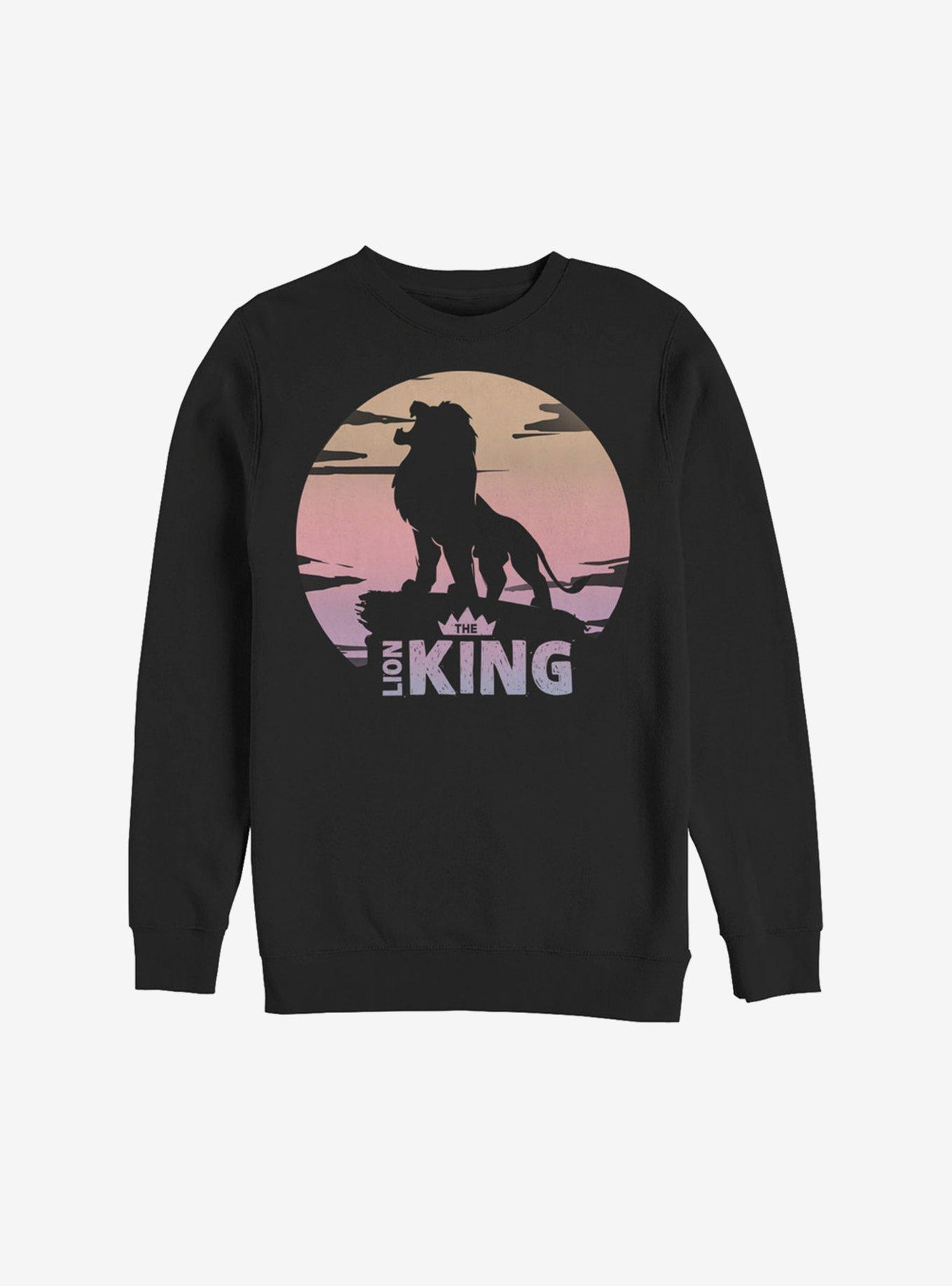 Disney The Lion King 2019 Sunset Logo Sweatshirt, , hi-res