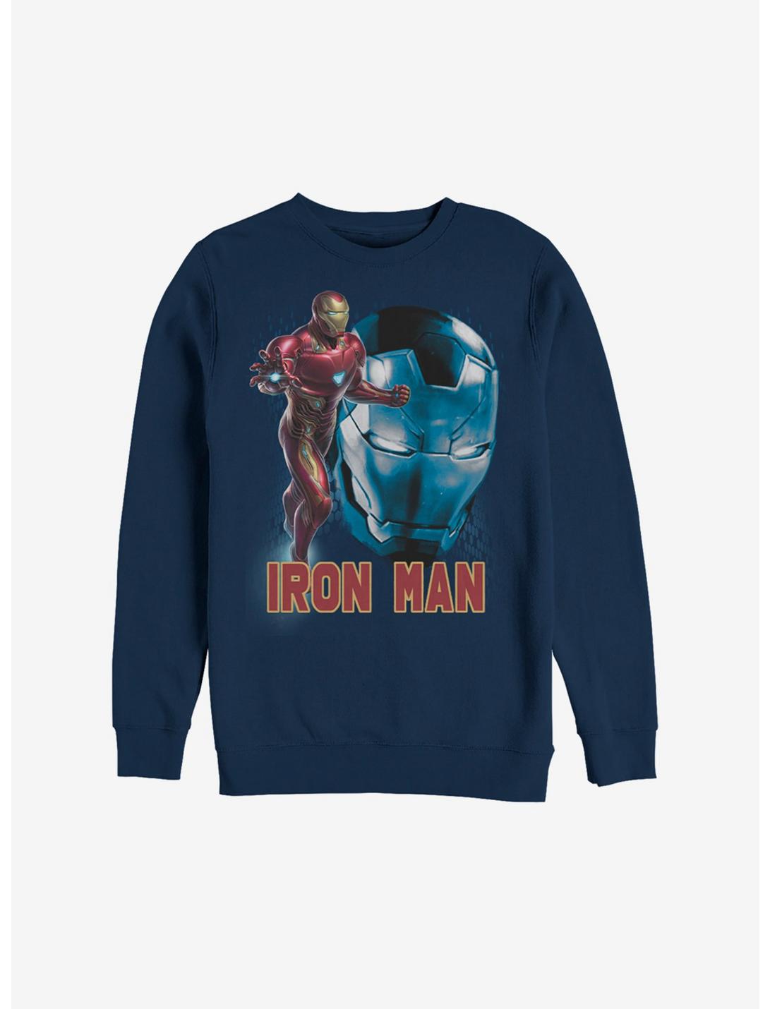 Marvel Iron Man Profile Sweatshirt, NAVY, hi-res
