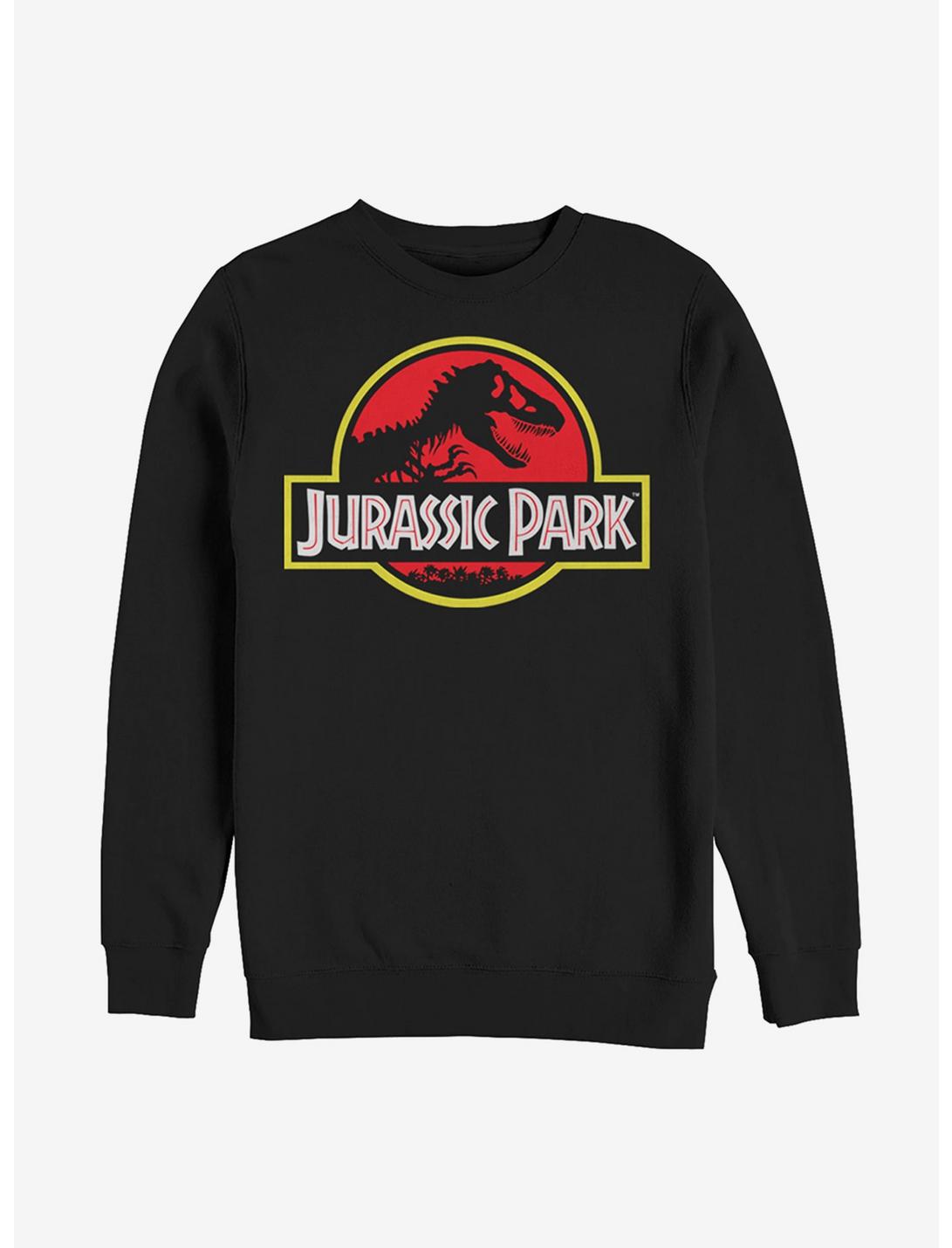 Jurassic Park Classic Logo Sweatshirt, BLACK, hi-res
