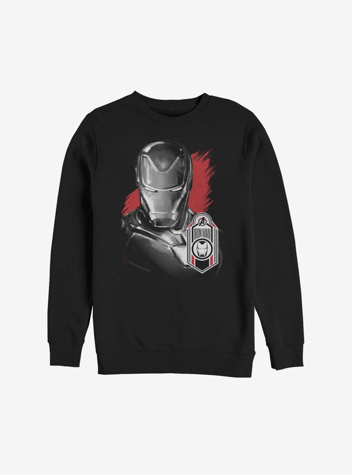 Marvel Iron Man Tag Sweatshirt, BLACK, hi-res