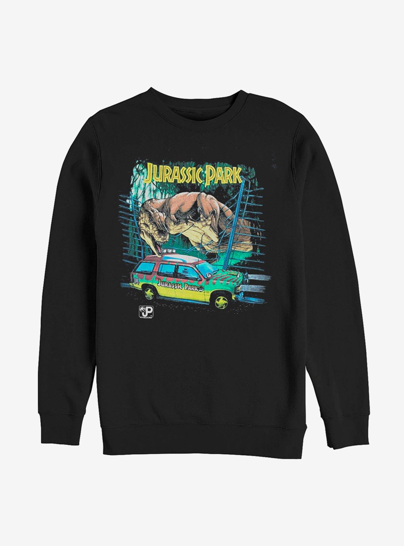 Jurassic Park Jurassic Ride Sweatshirt, BLACK, hi-res
