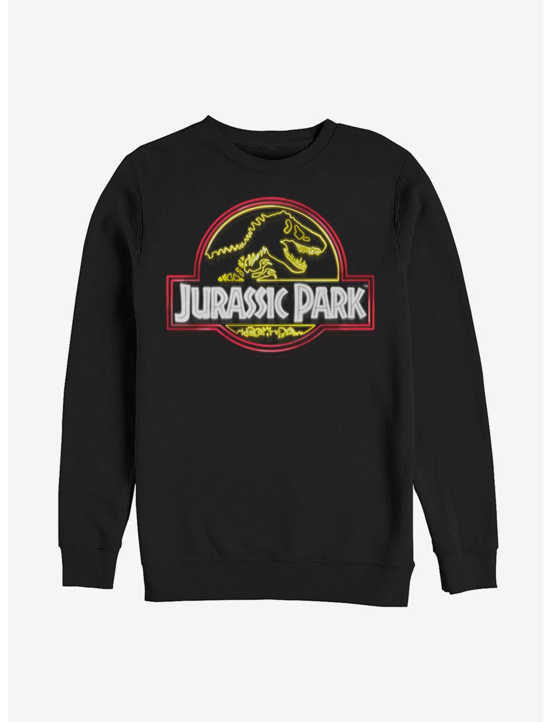 Jurassic Park Neon Park Sweatshirt, BLACK, hi-res
