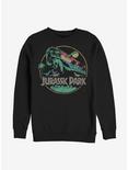 Jurassic Park Retro Circle Sweatshirt, BLACK, hi-res