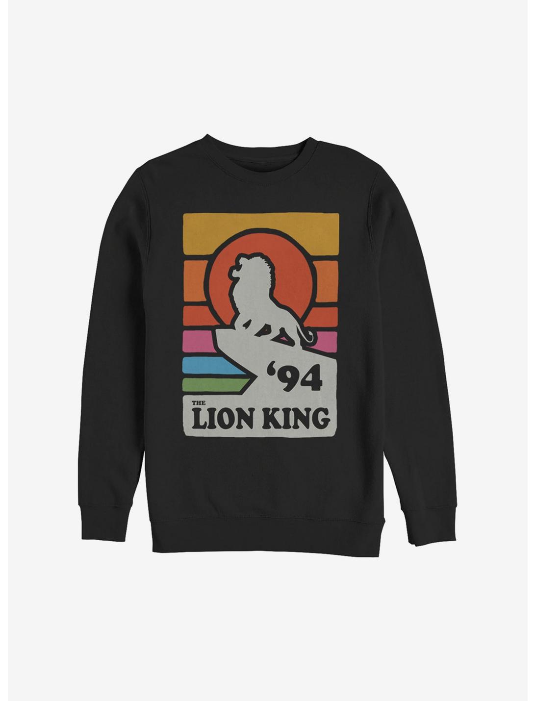 Disney The Lion King 2019 Vintage Pride Sweatshirt, BLACK, hi-res