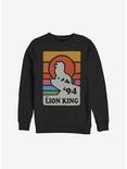 Disney The Lion King 2019 Vintage Pride Sweatshirt, BLACK, hi-res
