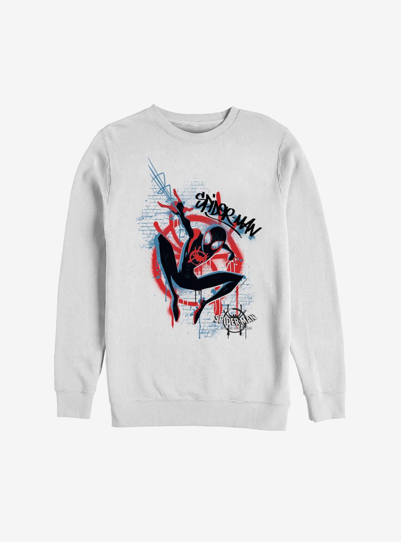 Marvel Spider-Man: Into The Spider-Verse Graffiti Spider Sweatshirt, , hi-res