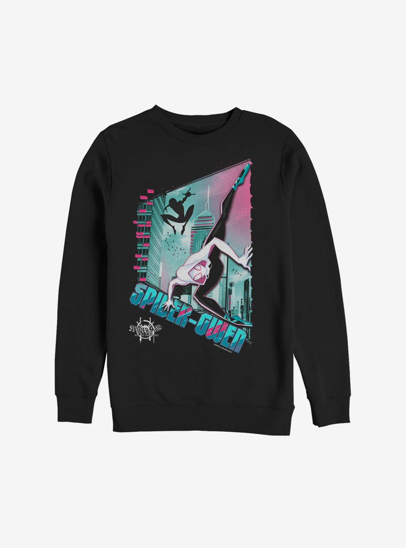 Marvel Spider-Man: Into The Spider-Verse Gwen Panel Sweatshirt, , hi-res