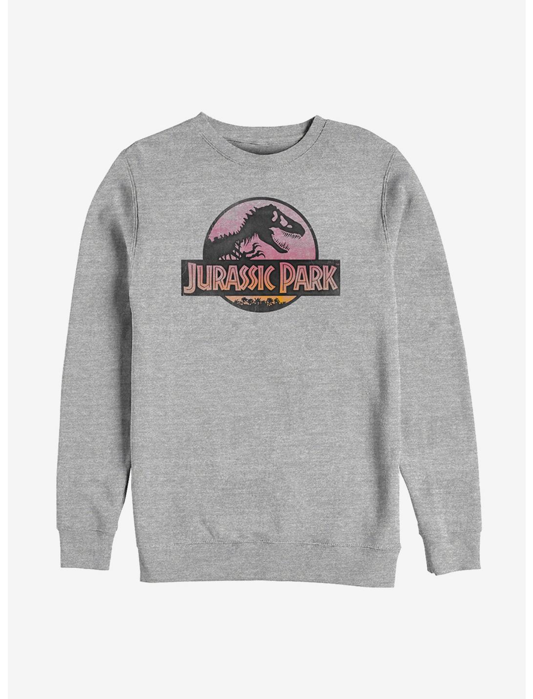 Jurassic Park Safari Logo Sweatshirt, ATH HTR, hi-res