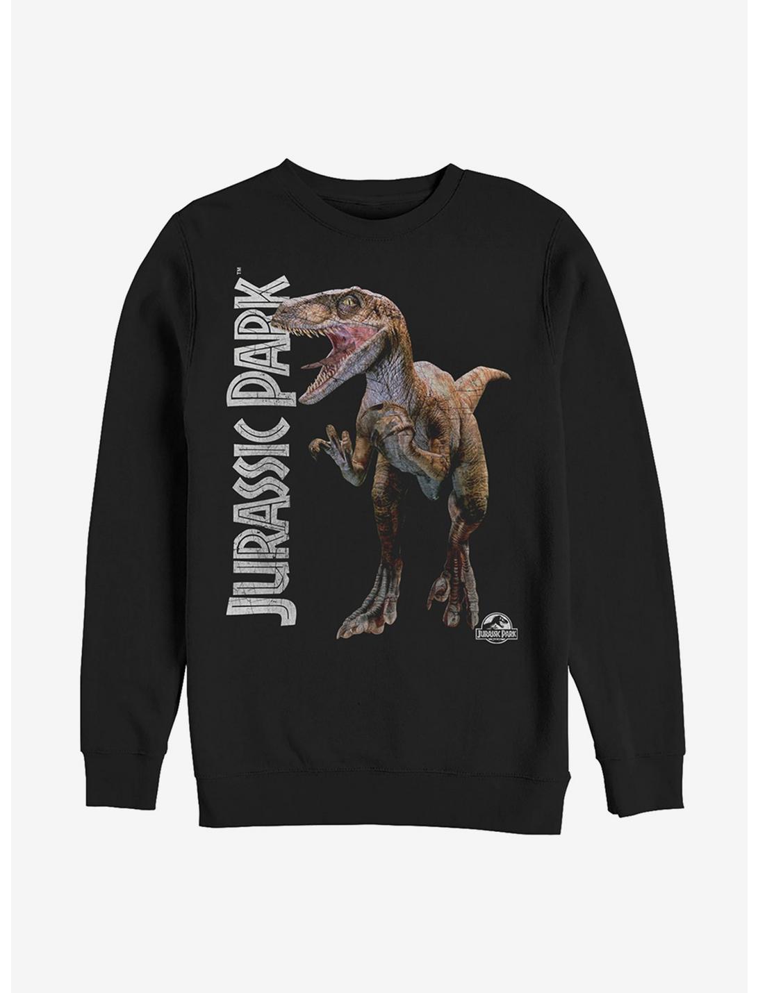 Jurassic Park Velociraptor Sweatshirt, BLACK, hi-res