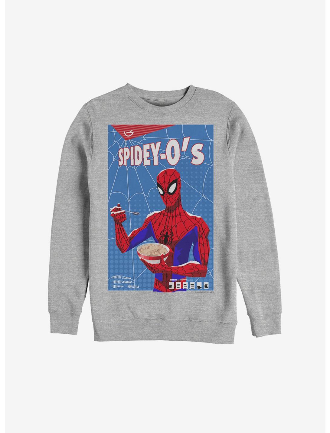 Marvel Spider-Man: Into The Spider-Verse Spidey Cereal Sweatshirt, ATH HTR, hi-res