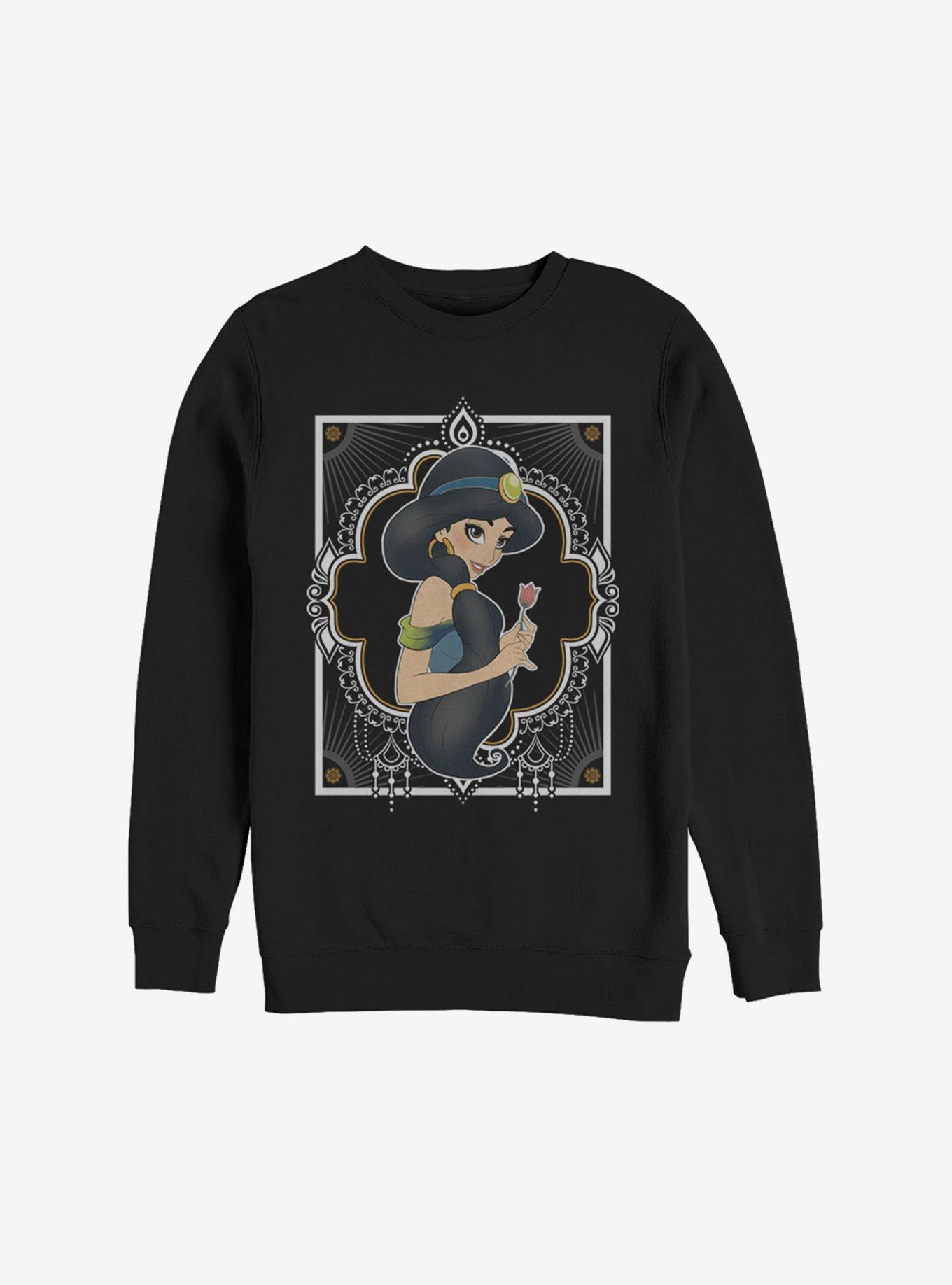 Disney Aladdin Jasmine Frame Sweatshirt, BLACK, hi-res