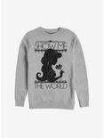 Disney Aladdin Jasmine Show Me The World Sweatshirt, ATH HTR, hi-res