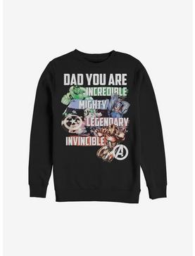 Plus Size Marvel Avengers Dad You Are Sweatshirt, , hi-res