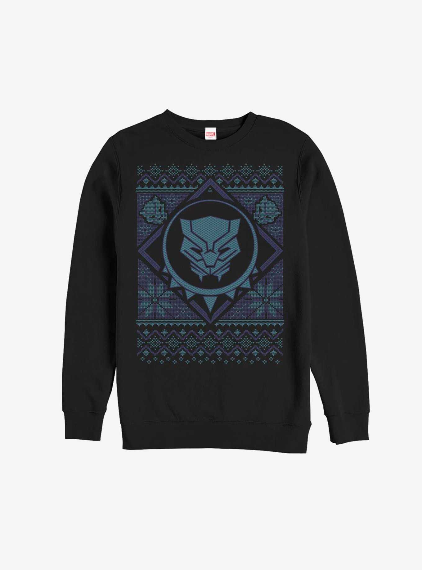 Marvel Black Panther Christmas Pattern Sweatshirt, , hi-res