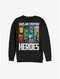 Marvel Avengers Everyday Hero Dad Sweatshirt, BLACK, hi-res