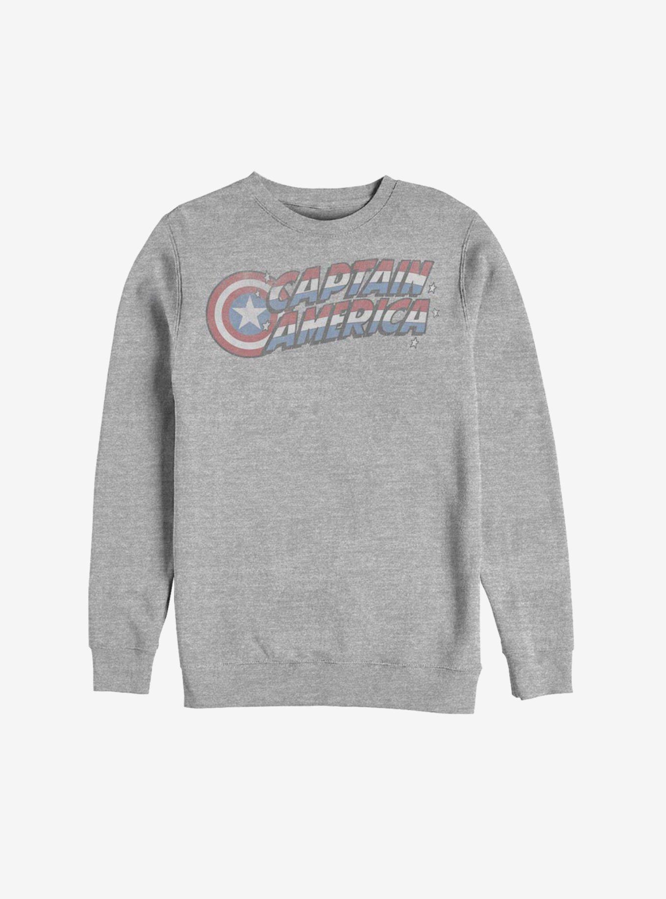 Marvel Captain America Vintage Logo Sweatshirt, , hi-res
