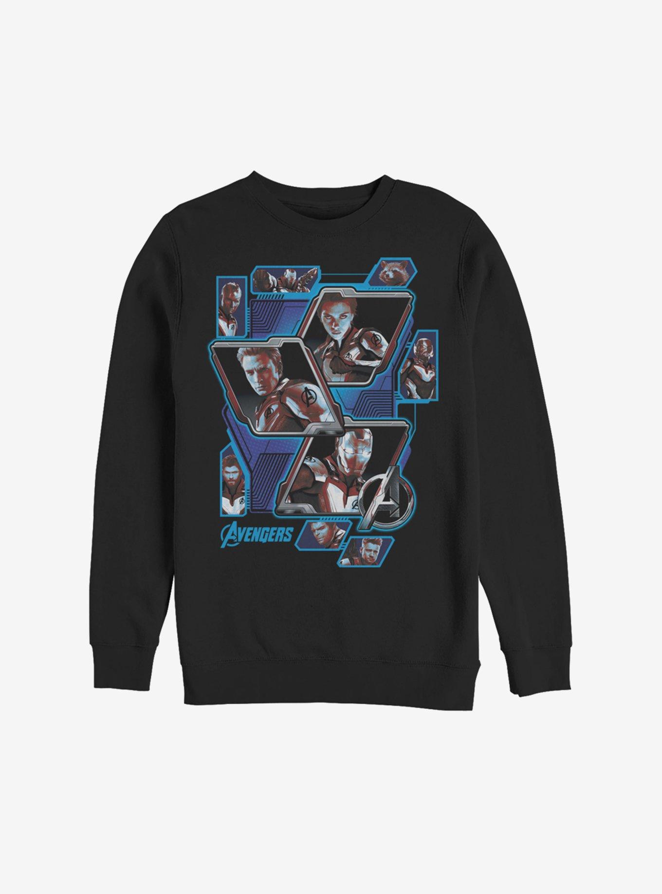 Marvel Avengers: Endgame Panel Shot Sweatshirt, BLACK, hi-res