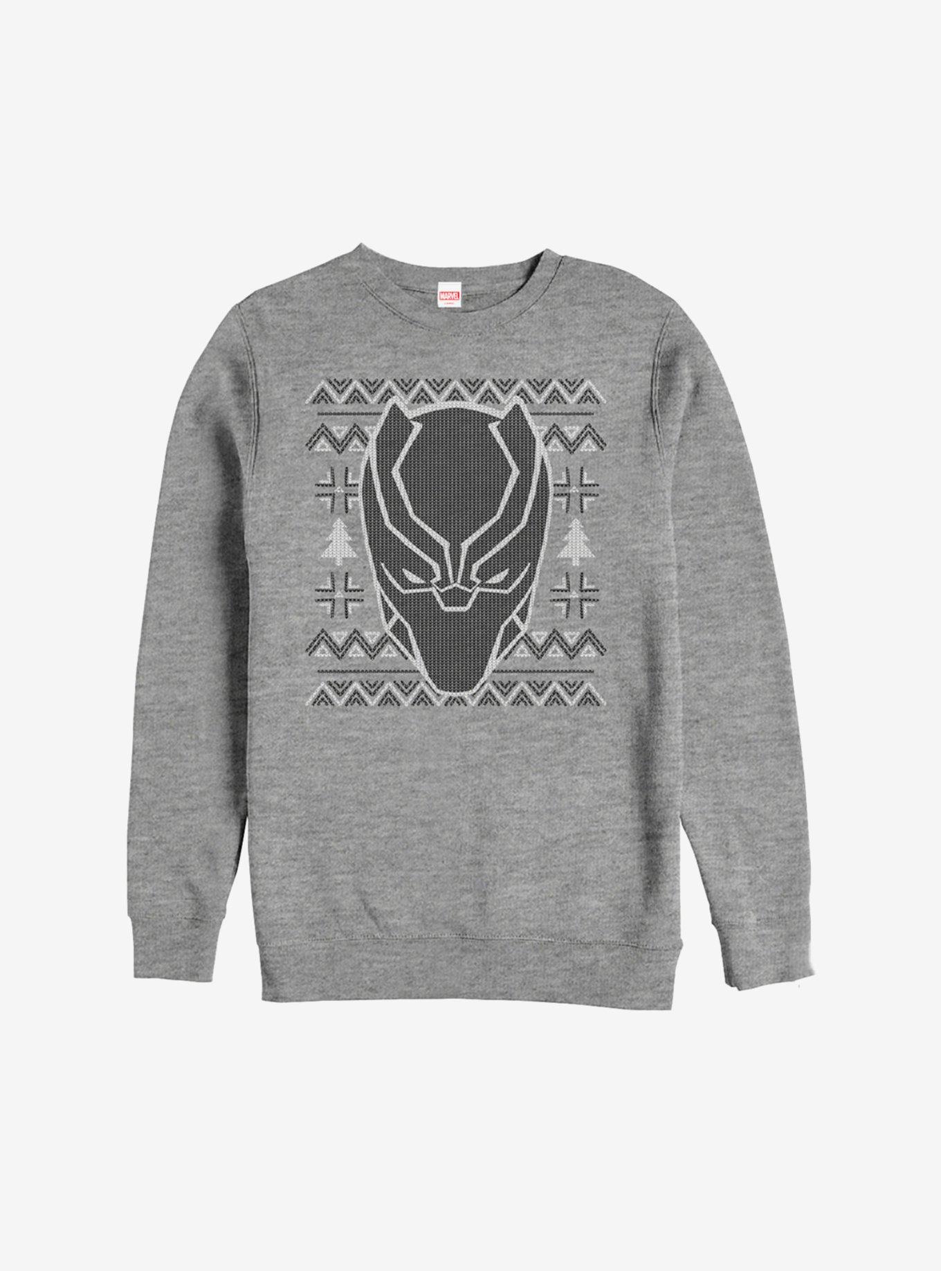 Marvel Black Panther Christmas Pattern Sweatshirt, , hi-res