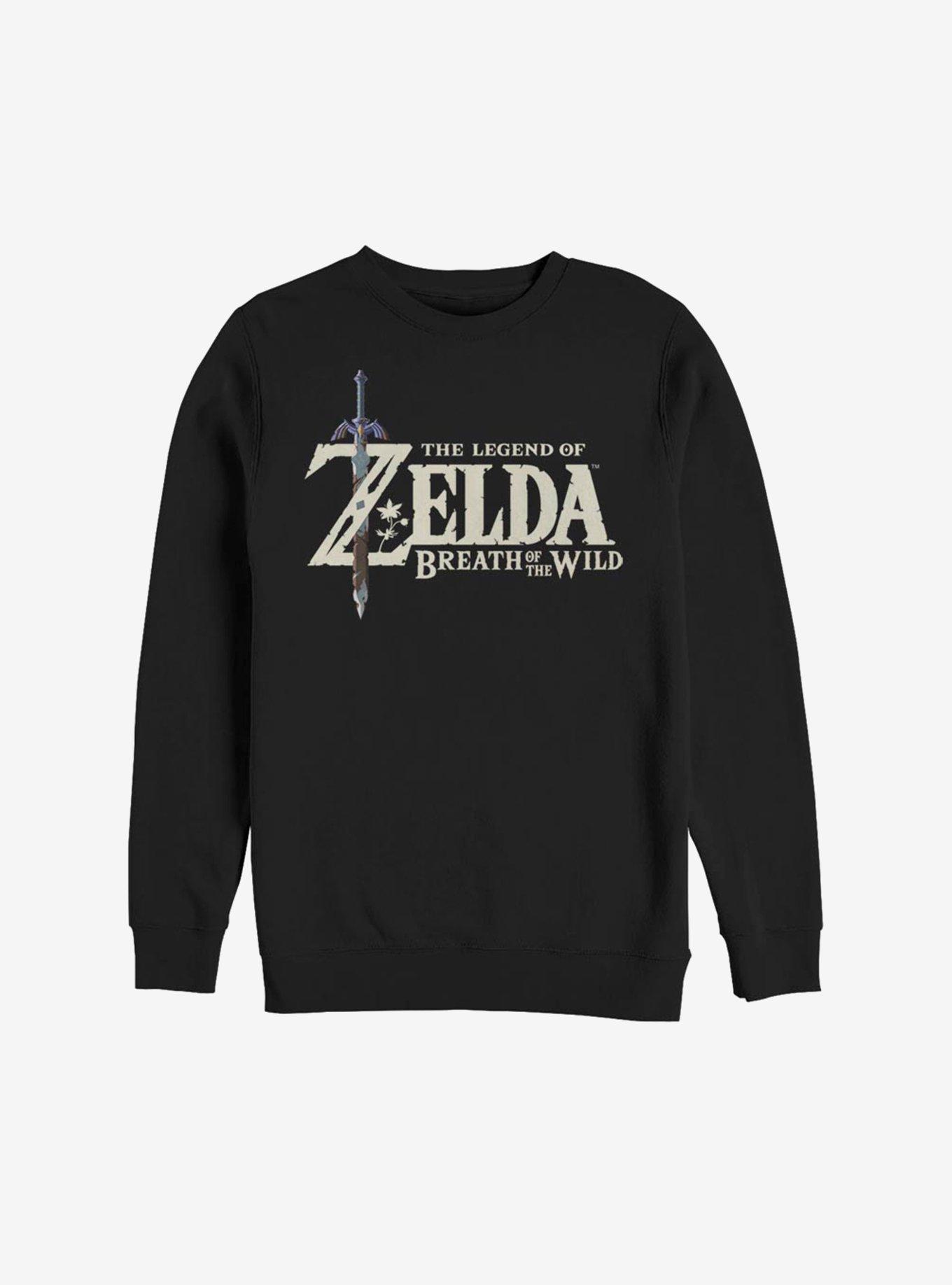 Nintendo The Legend Of Zelda: Breath Of The Wild Logo Sweatshirt, , hi-res