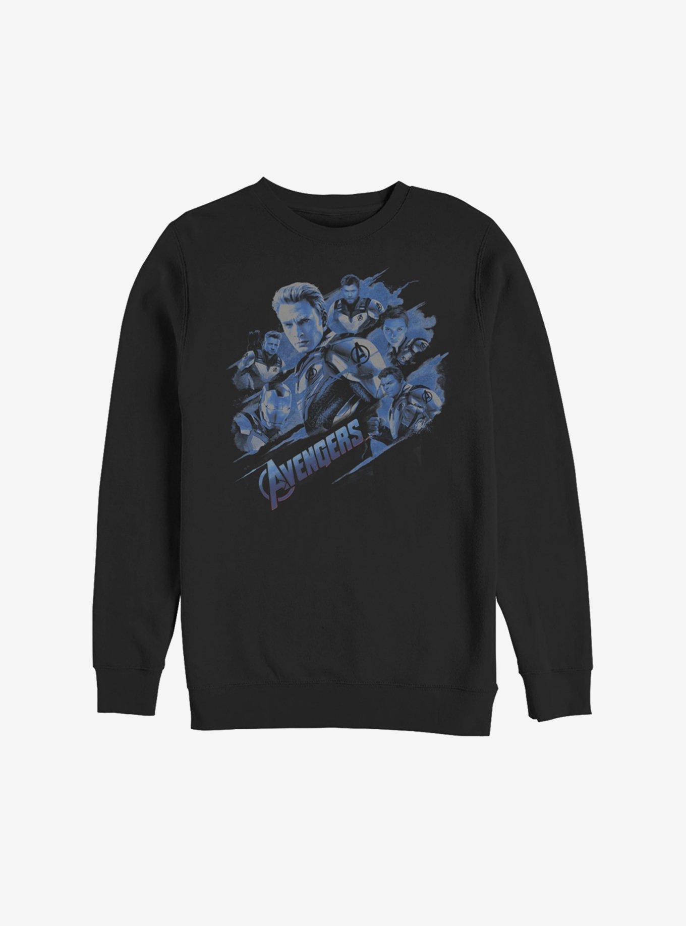 Marvel Avengers: Endgame Cap Blue Shot Sweatshirt, , hi-res