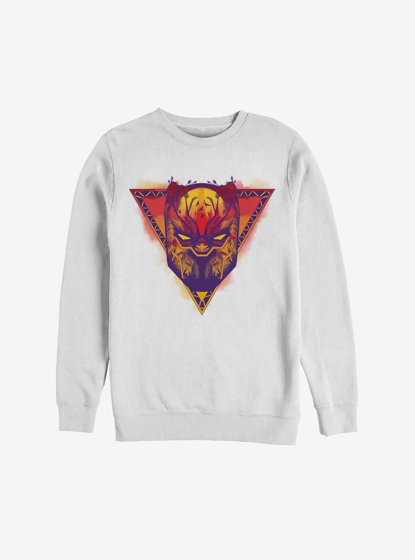 Marvel Black Panther Sunset Sweatshirt, WHITE, hi-res