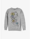 Disney Tangled Rapunzel Sketch Sweatshirt, ATH HTR, hi-res
