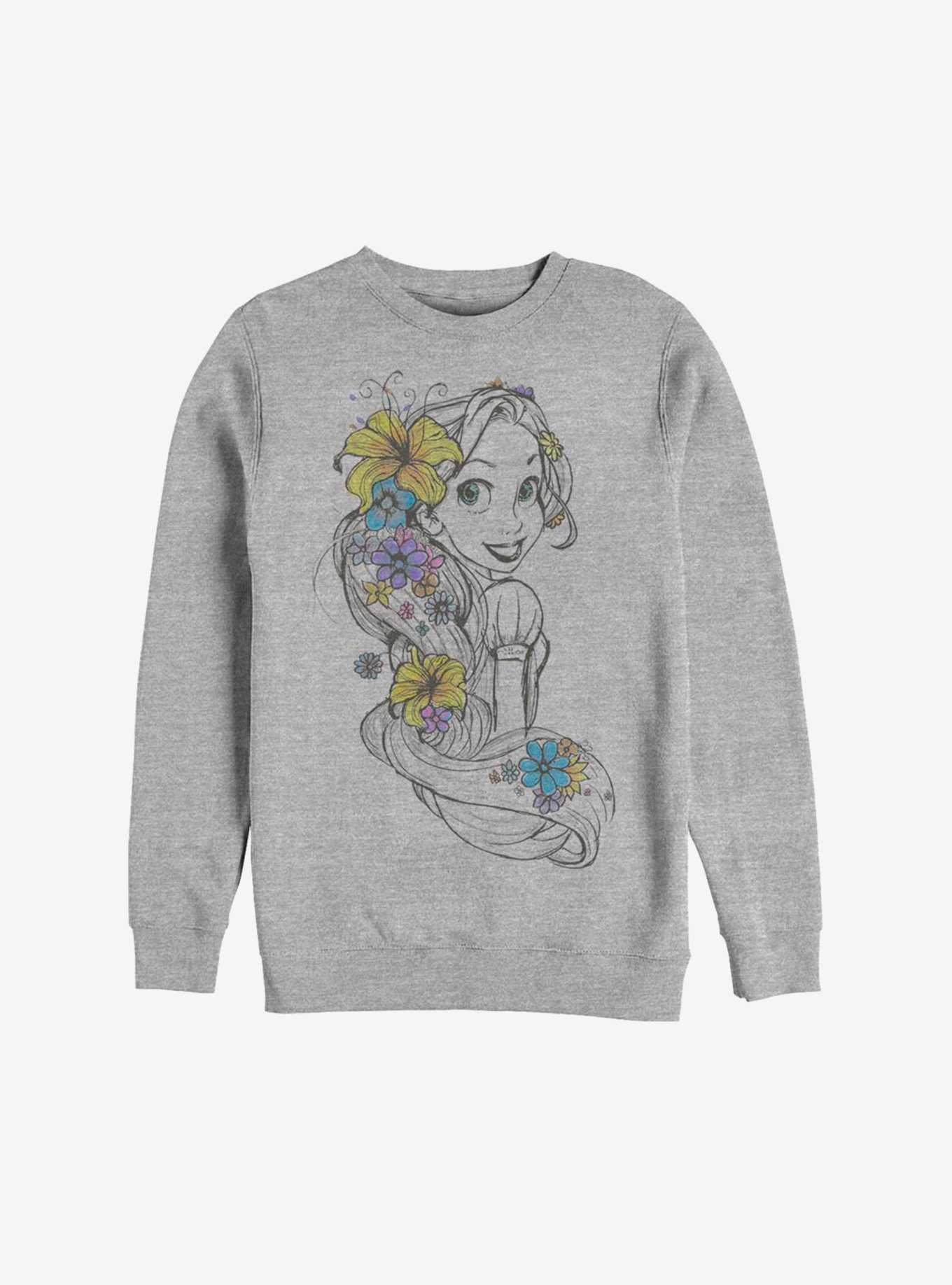 Disney Ladies Sweatshirt Winnie The Pooh Sketch Jumper Top Grey S-XL  Official