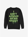 Ghostbusters Ain't Afraid Slime Sweatshirt, BLACK, hi-res