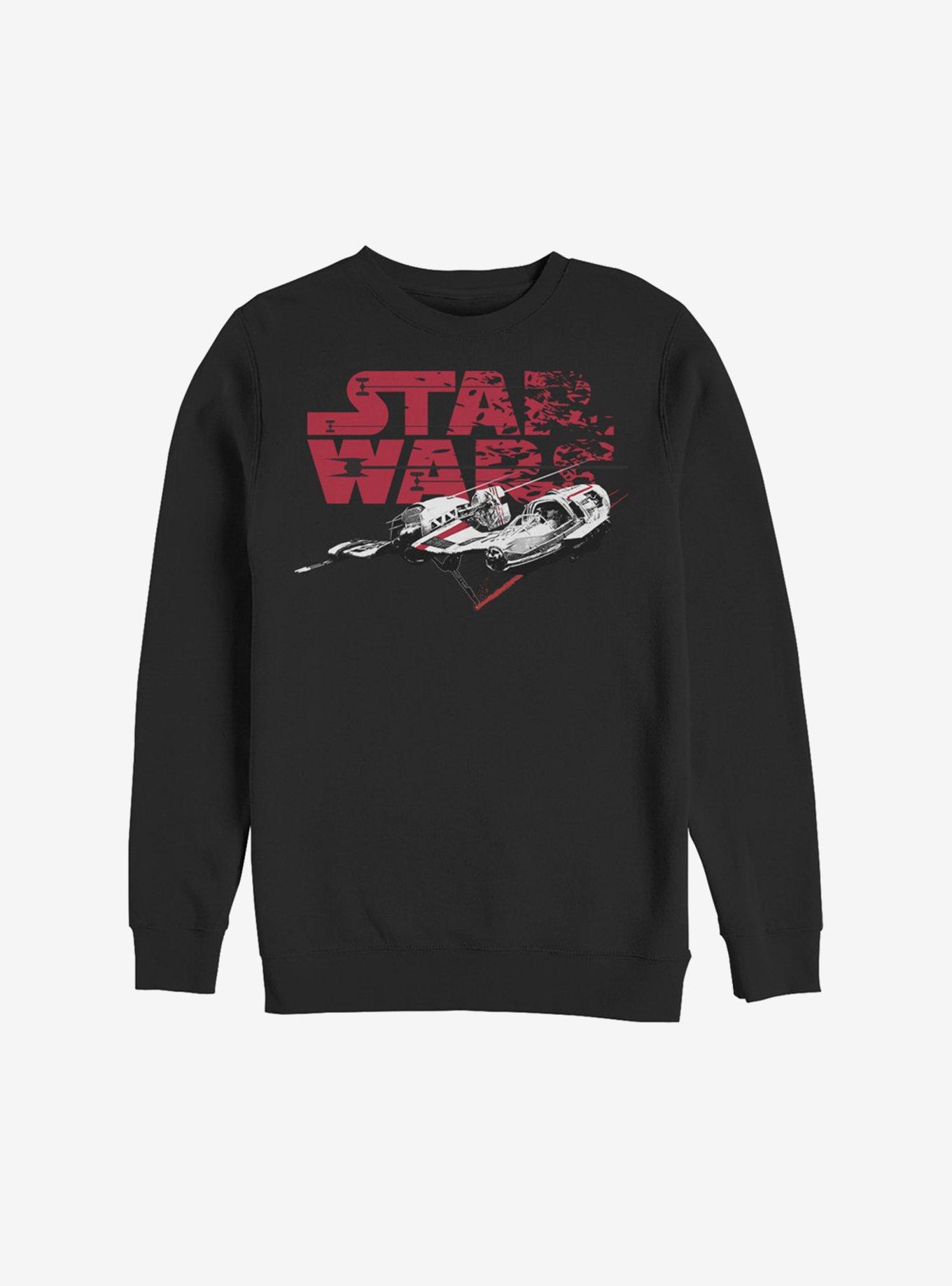 Star Wars Episode VIII The Last Jedi Distressed Sweatshirt, , hi-res