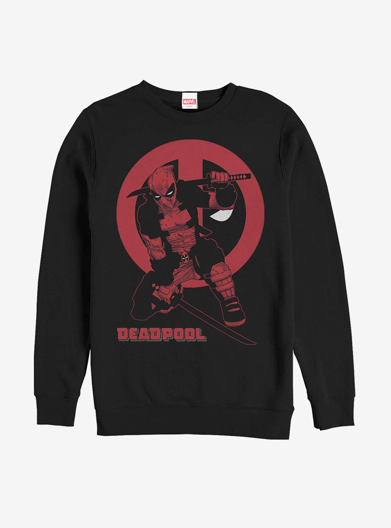 Marvel Deadpool Samurai Sweatshirt, BLACK, hi-res