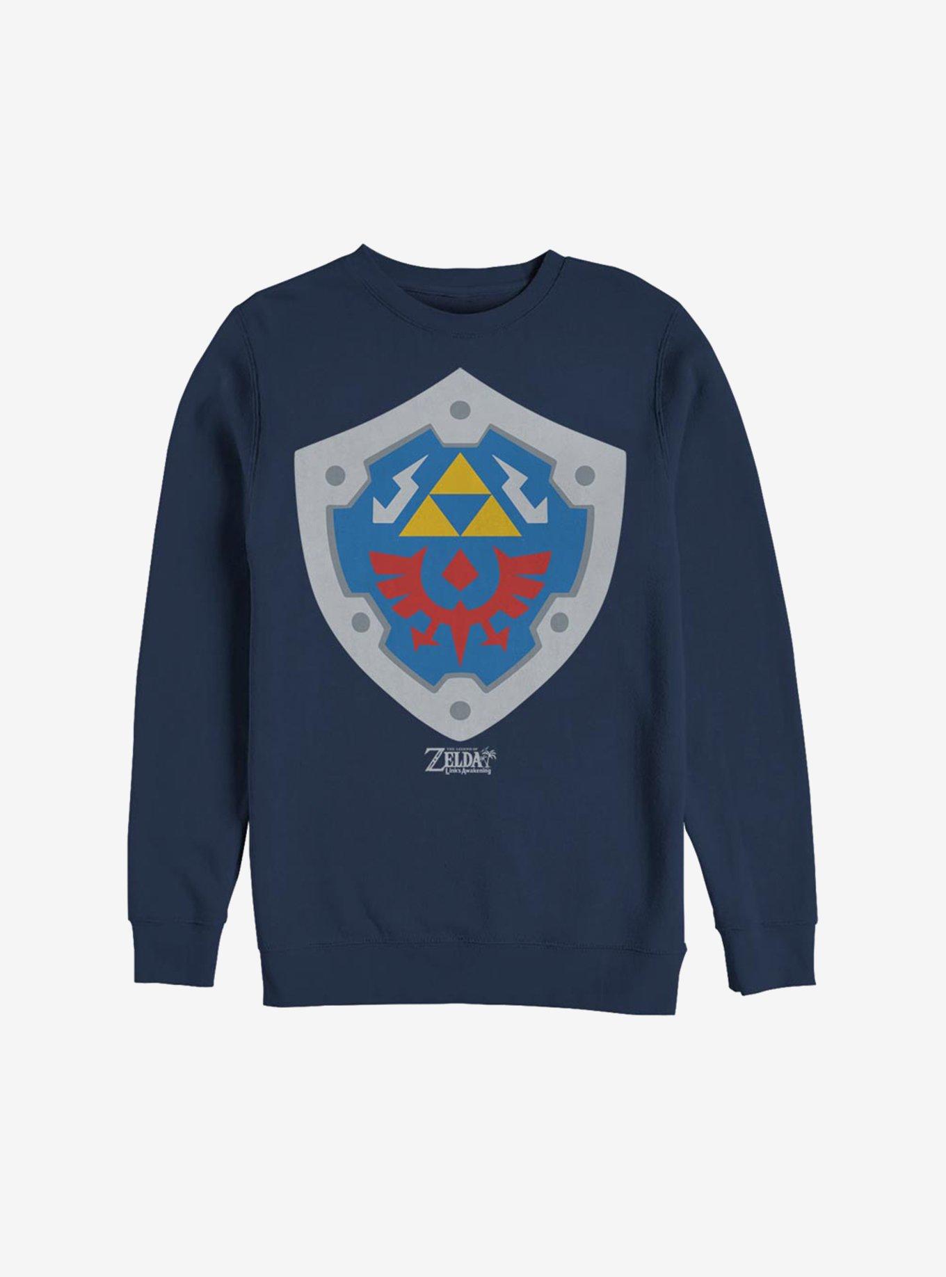 Nintendo The Legend Of Zelda: Link's Awakening Hylian Shield Sweatshirt, , hi-res