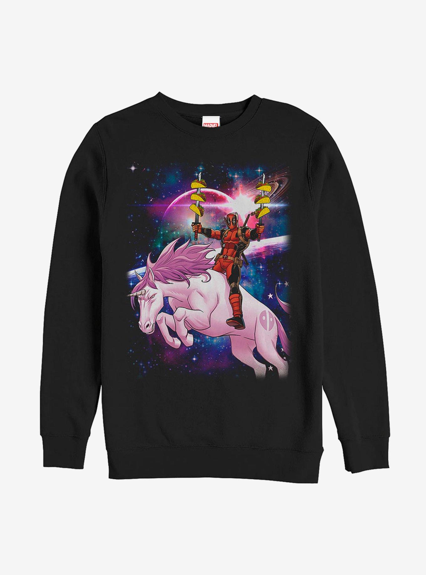 Marvel Deadpool Taco Unicorn Sweatshirt, , hi-res