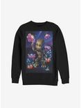 Marvel Guardians Of The Galaxy Groot Plant Friends Sweatshirt, BLACK, hi-res