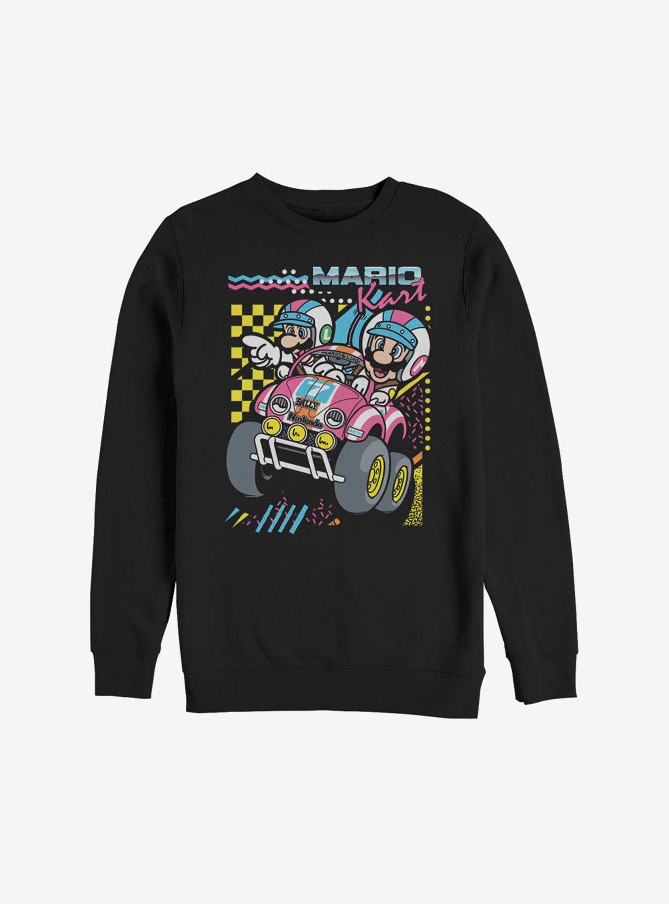 Nintendo Super Mario Kart Dart Sweatshirt, BLACK, hi-res