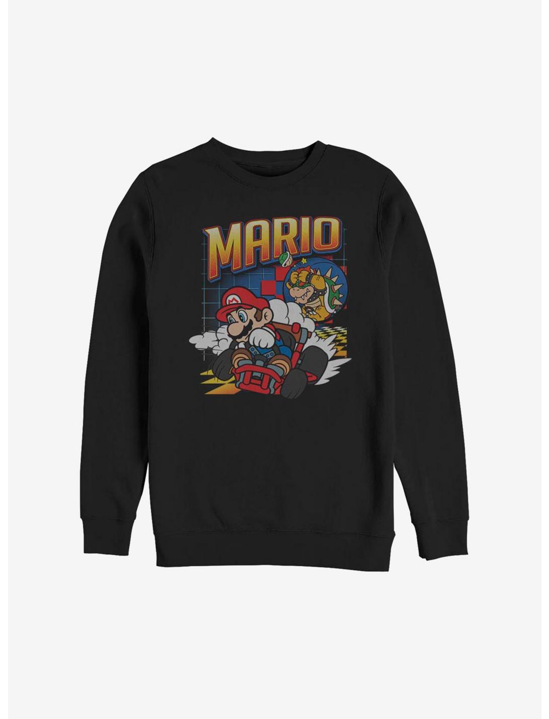 Nintendo Super Mario Kart Racer Sweatshirt, BLACK, hi-res