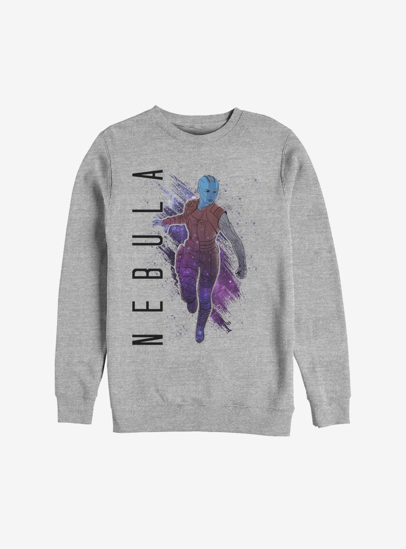 Marvel Avengers: Endgame Nebula Painted Sweatshirt, ATH HTR, hi-res