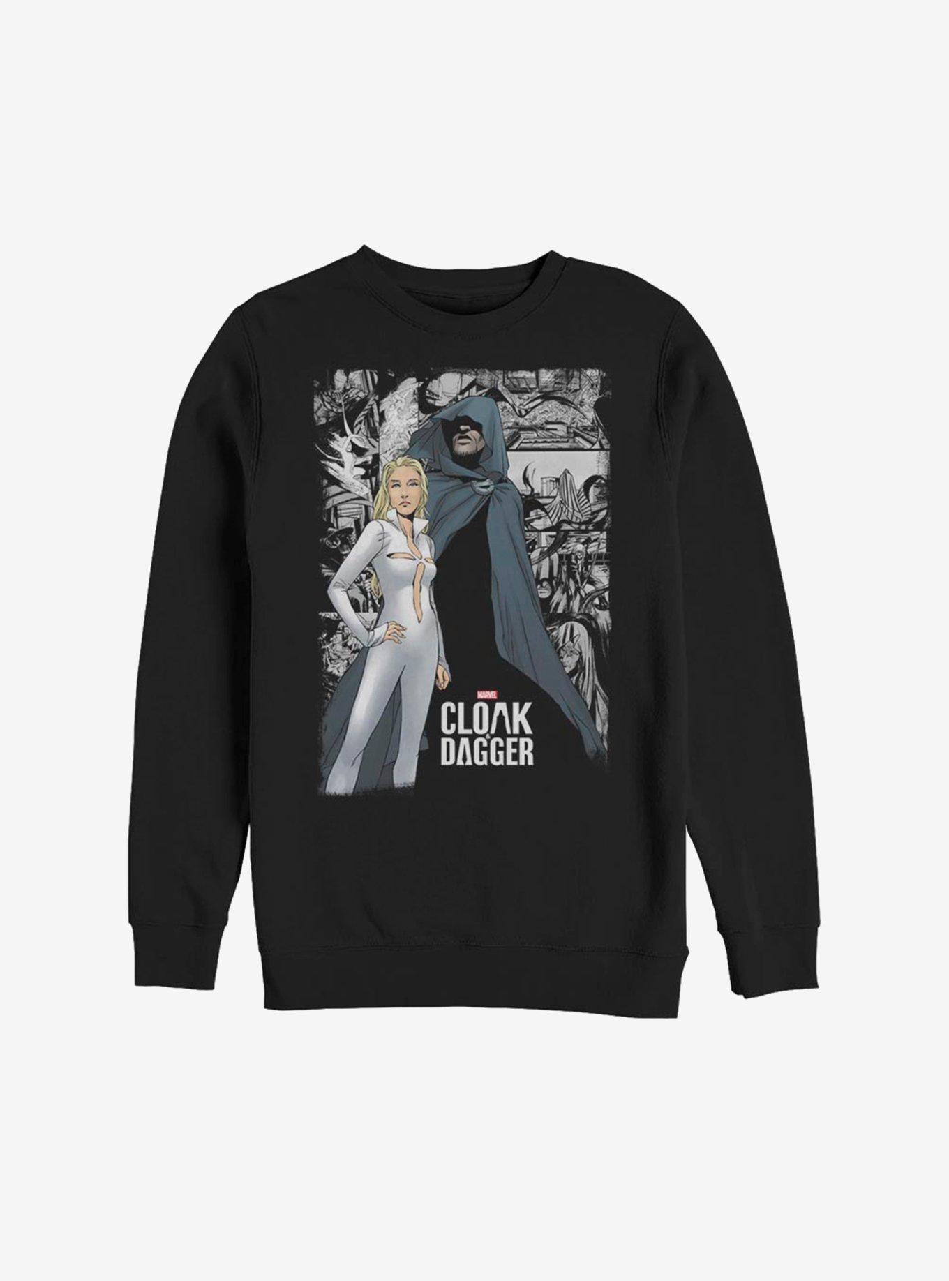 Marvel Cloak And Dagger Comic Panel Sweatshirt, , hi-res