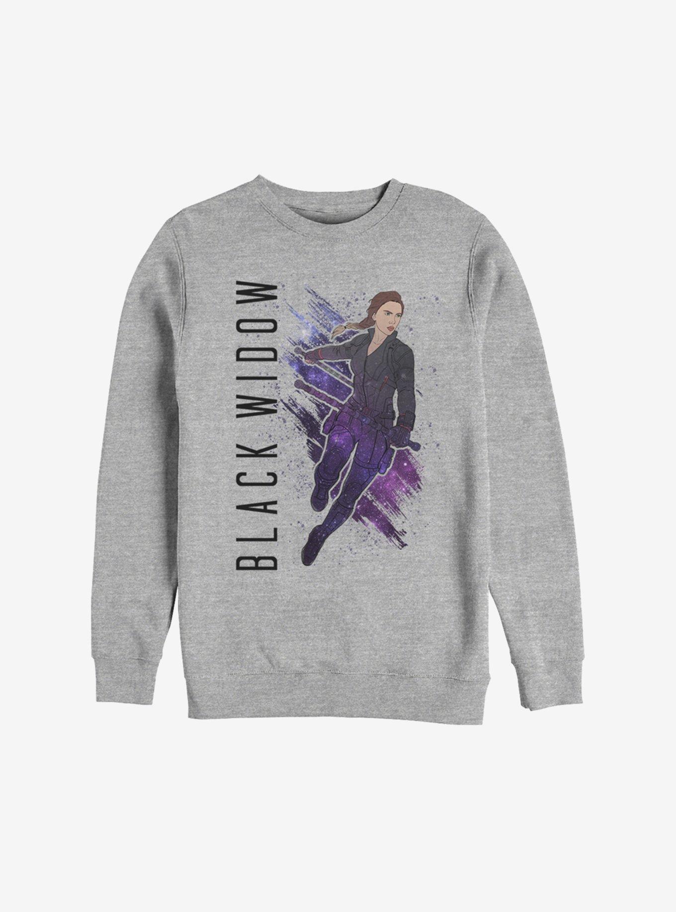 Marvel Avengers: Endgame Black Widow Painted Sweatshirt, , hi-res