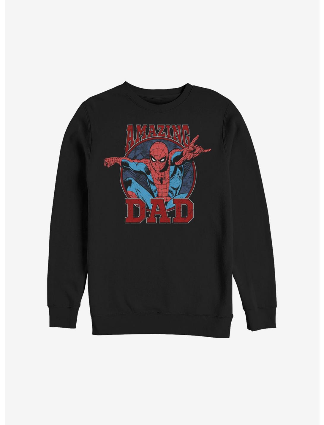 Marvel Spider-Man Amazing Dad Sweatshirt, BLACK, hi-res
