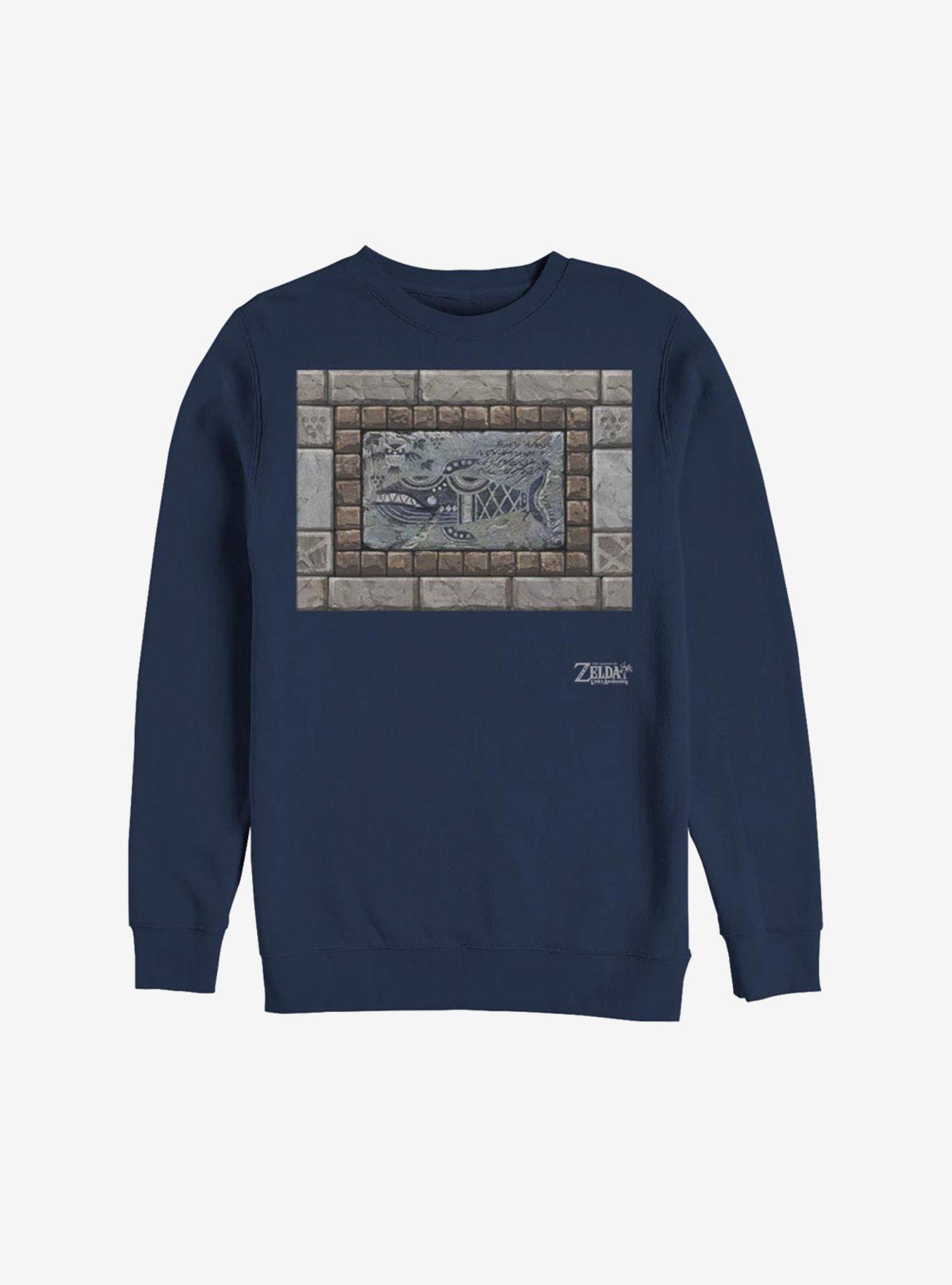 Nintendo The Legend Of Zelda: Link's Awakening Whale Tablet Sweatshirt, , hi-res