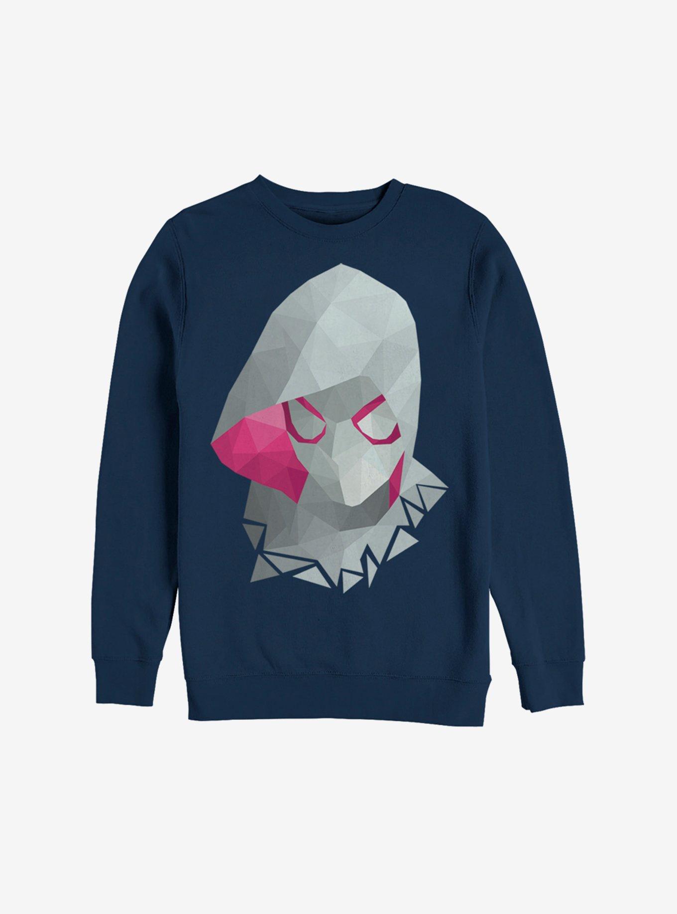 Marvel Spider-Man Poly Spider Gwen Sweatshirt, NAVY, hi-res