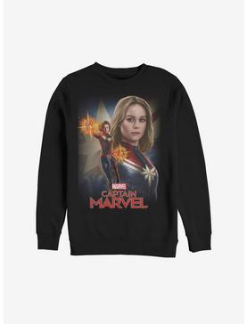 Marvel Captain Marvel Logo Sweatshirt, , hi-res