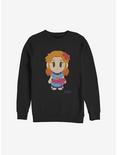 Nintendo The Legend Of Zelda: Link's Awakening Marin Avatar Color Sweatshirt, BLACK, hi-res