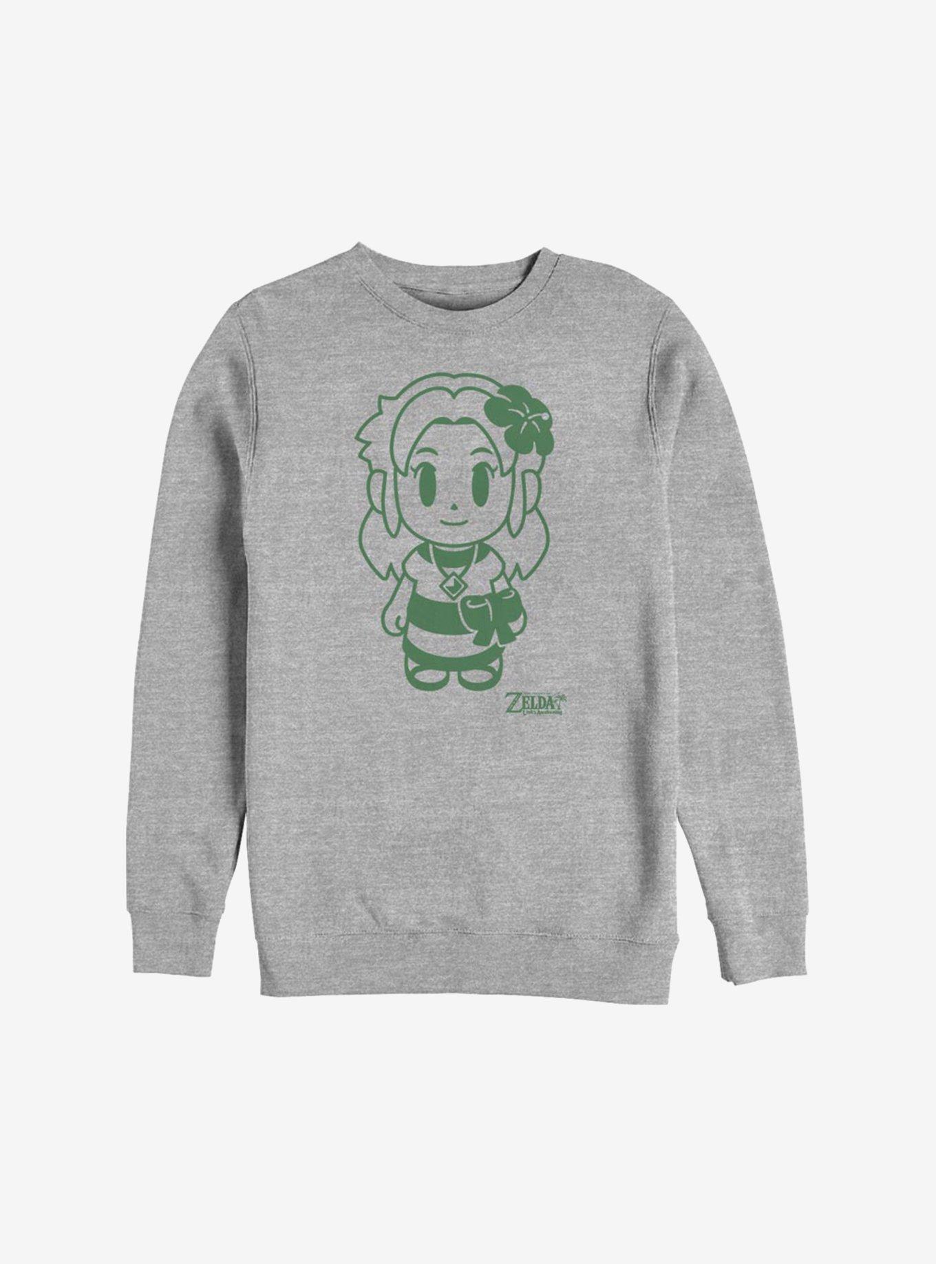 Nintendo The Legend Of Zelda: Link's Awakening Marin Avatar Outline Sweatshirt, , hi-res