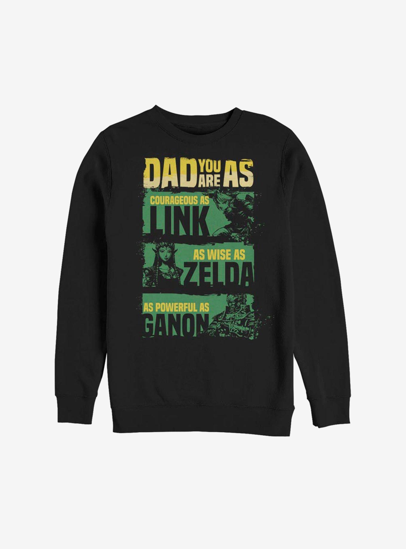 Nintendo The Legend Of Zelda Dad You Are Sweatshirt, BLACK, hi-res