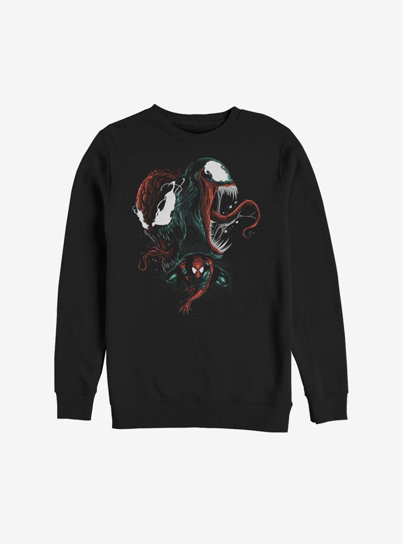Marvel Venom Split Mind Sweatshirt, BLACK, hi-res