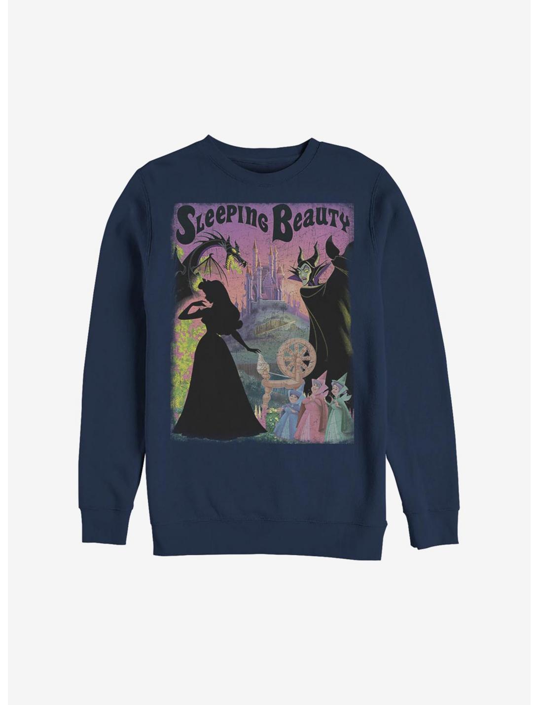 Disney Sleeping Beauty Poster Sweatshirt, NAVY, hi-res